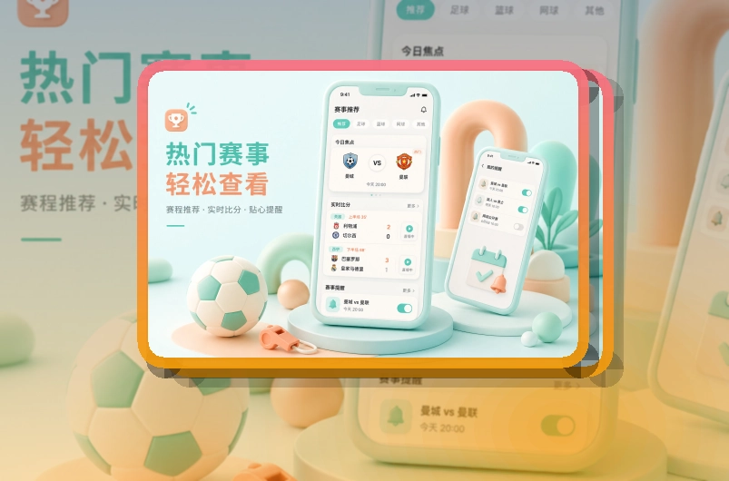 开云 App使用亮点,比赛日更方便 页面展示